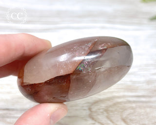 Hematoid Quartz Chunky Palm Stone #5