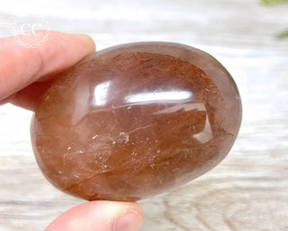 Hematoid Quartz Chunky Palm Stone #2