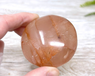 Hematoid Quartz Chunky Palm Stone #6