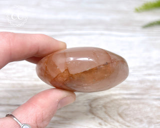 Hematoid Quartz Chunky Palm Stone #6