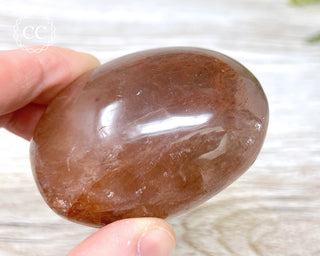 Hematoid Quartz Chunky Palm Stone #2