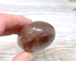 Hematoid Quartz Chunky Palm Stone #2