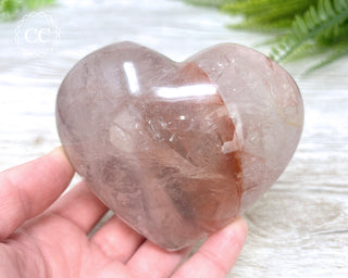 Hematoid Quartz | Fire Quartz Heart #1