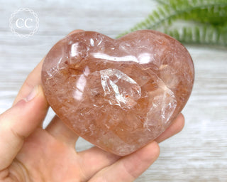 Hematoid Quartz Heart #2