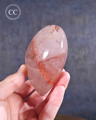 Hematoid Quartz | Fire Quartz Heart #1