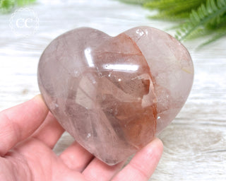 Hematoid Quartz | Fire Quartz Heart #1