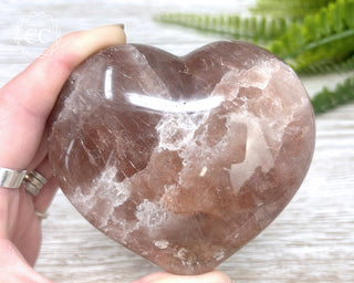 Hematoid Quartz Heart #1