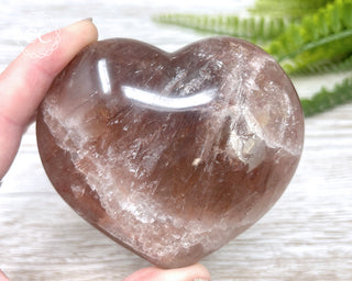 Hematoid Quartz Heart #1