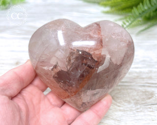 Hematoid Quartz | Fire Quartz Heart #1