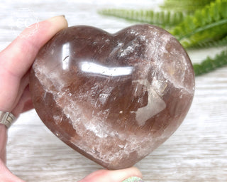 Hematoid Quartz Heart #1