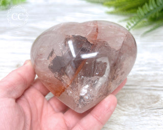 Hematoid Quartz | Fire Quartz Heart #1