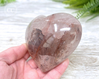 Hematoid Quartz | Fire Quartz Heart #1