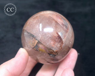 Hematoid Quartz | Fire Quartz Sphere #3