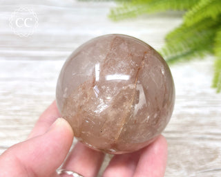 Hematoid Quartz | Fire Quartz Sphere #3
