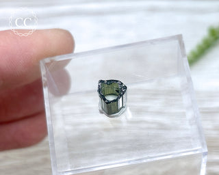 Hollow Green Tourmaline Crystal - Barra do Salinas #8