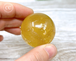 Honey Calcite Sphere #1