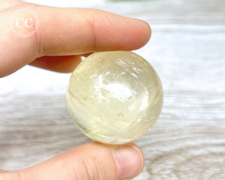 DISCOUNTED Honey Calcite Sphere #4