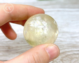 DISCOUNTED Honey Calcite Sphere #4