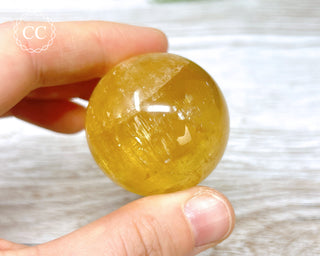 Honey Calcite Sphere #1