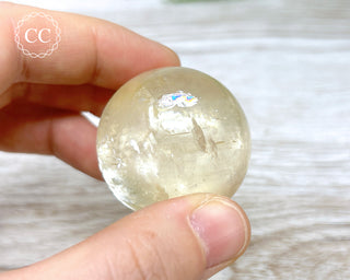 DISCOUNTED Honey Calcite Sphere #4