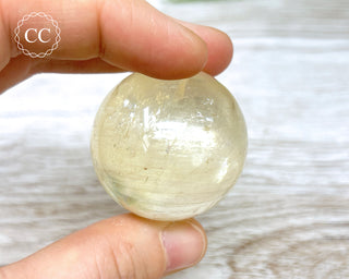 DISCOUNTED Honey Calcite Sphere #4