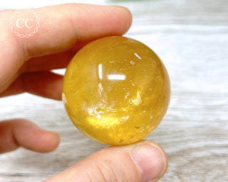 Honey Calcite Sphere #5