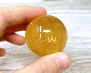 Honey Calcite Sphere #5