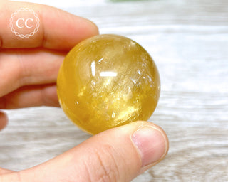 Honey Calcite Sphere #1