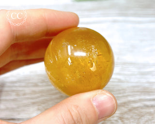 Honey Calcite Sphere #5