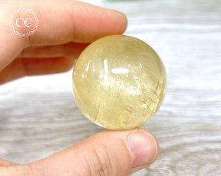 DISCOUNTED Honey Calcite Sphere #6