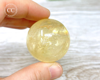 DISCOUNTED Honey Calcite Sphere #6