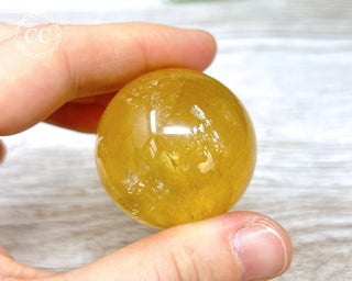 Honey Calcite Sphere #1