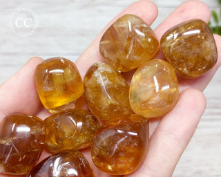 Honey Calcite Tumbled Crystal