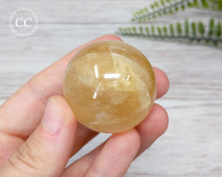 Honey Calcite Sphere #9