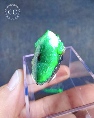 Hyalite Opal on Smoky Quartz #1