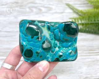 Malachite & Chrysocolla Polished Freeform #2