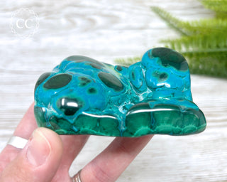 Malachite & Chrysocolla Polished Freeform #2