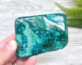 Malachite & Chrysocolla Polished Freeform #2