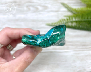 Malachite & Chrysocolla Polished Freeform #2