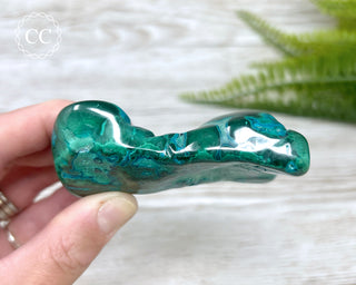 Malachite & Chrysocolla Polished Freeform #2