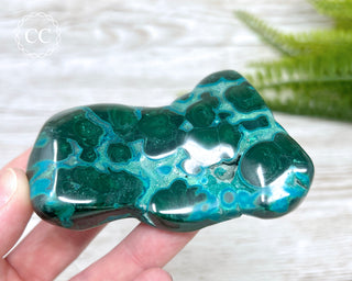 Malachite & Chrysocolla Polished Freeform #4