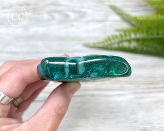 Malachite & Chrysocolla Polished Freeform #4