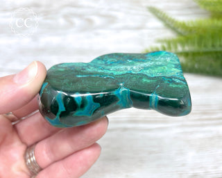 Malachite & Chrysocolla Polished Freeform #4