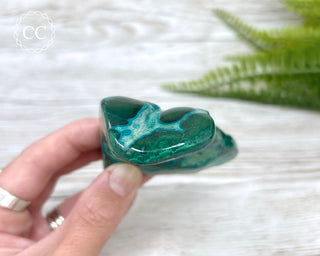 Malachite & Chrysocolla Polished Freeform #5