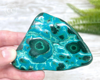 Malachite & Chrysocolla Polished Freeform #6