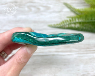 Malachite & Chrysocolla Polished Freeform #6