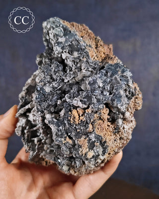 Bladed Hematite & Calcite Specimen - Murcia #1