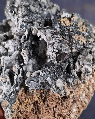 Bladed Hematite & Calcite Specimen - Murcia #1
