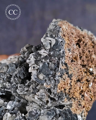Bladed Hematite & Calcite Specimen - Murcia #1