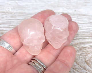 Rose Quartz Skull